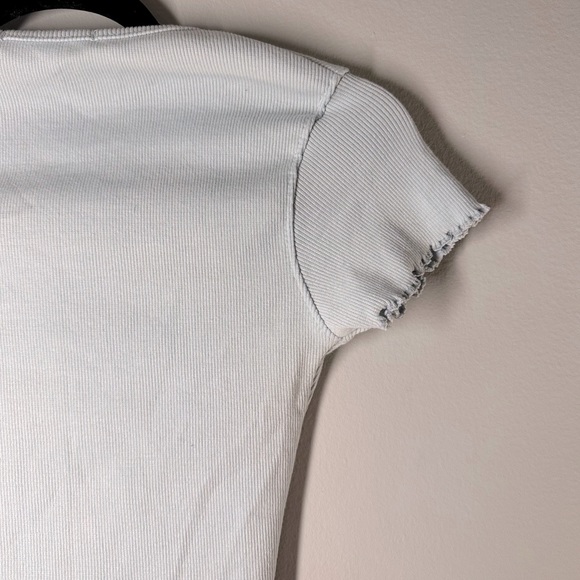 Sky Blue Keyhole Shirt - Picture 4 of 7